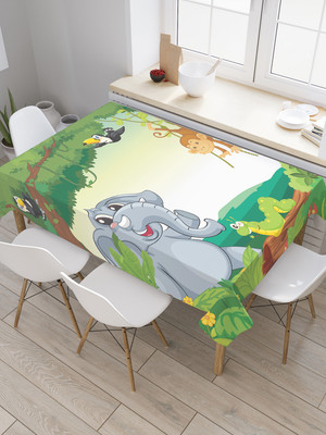 

Скатерть, Живность в джунглях / tc_30336