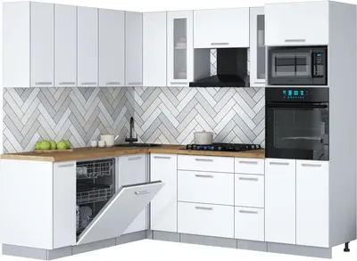 

Кухонный гарнитур, Мила Gloss 1.896х2.38