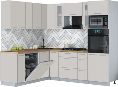 

Кухонный гарнитур, Мила Gloss 1.896х2.38