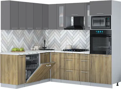 

Кухонный гарнитур, Мила Gloss 1.896х2.38