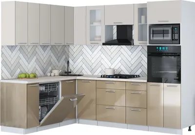 

Кухонный гарнитур, Мила Gloss 1.896х2.58