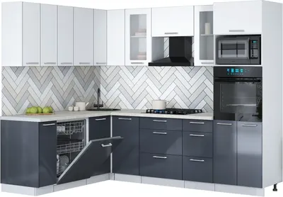 

Кухонный гарнитур, Мила Gloss 1.896х2.58