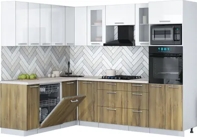 

Кухонный гарнитур, Мила Gloss 1.896х2.58