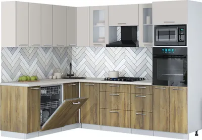 

Кухонный гарнитур, Мила Gloss 1.896х2.58