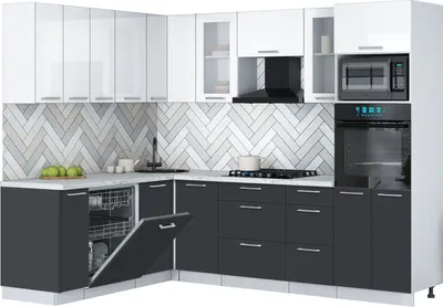 

Кухонный гарнитур, Мила Gloss 1.896х2.58