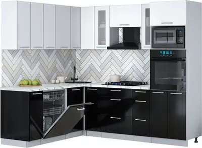 

Кухонный гарнитур, Мила Gloss 1.896х2.38