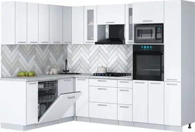 

Кухонный гарнитур, Мила Gloss 1.896х2.68