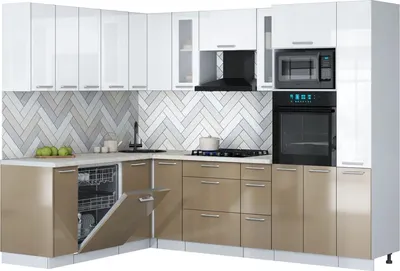 

Кухонный гарнитур, Мила Gloss 1.896х2.68