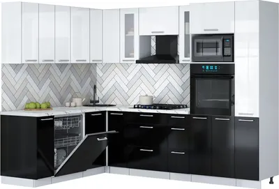 

Кухонный гарнитур, Мила Gloss 1.896х2.68