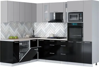 

Кухонный гарнитур, Мила Gloss 1.896х2.68