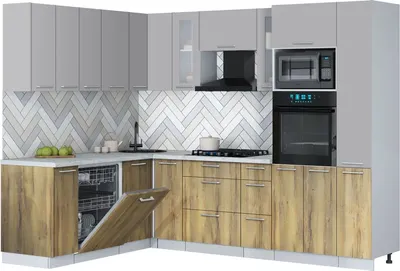 

Кухонный гарнитур, Мила Gloss 1.896х2.68