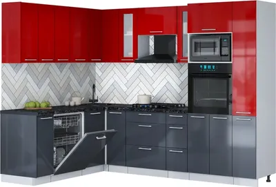 

Кухонный гарнитур, Мила Gloss 1.896х2.68