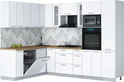 

Кухонный гарнитур, Мила Gloss 1.896х2.78