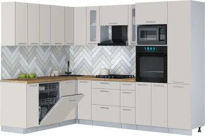 

Кухонный гарнитур, Мила Gloss 1.896х2.78