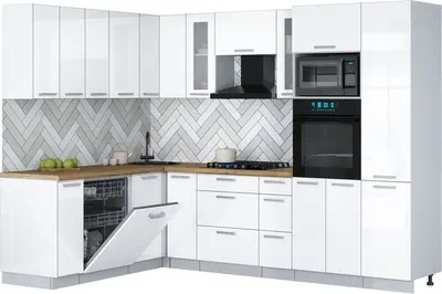 

Кухонный гарнитур, Мила Gloss 1.896х2.78