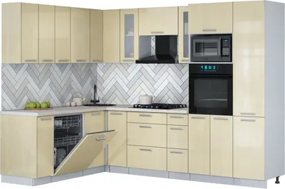 

Кухонный гарнитур, Мила Gloss 1.896х2.78