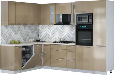 

Кухонный гарнитур, Мила Gloss 1.896х2.78