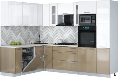 

Кухонный гарнитур, Мила Gloss 1.896х2.78