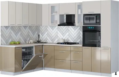 

Кухонный гарнитур, Мила Gloss 1.896х2.78