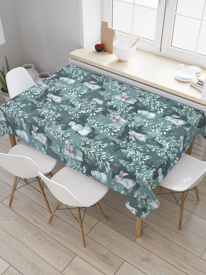 

Скатерть, Зайчик в зимней сказке / tc_419845