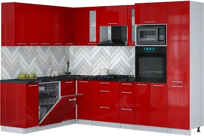 

Кухонный гарнитур, Мила Gloss 1.896х2.78