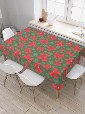 

Скатерть, Банты и снежинки / tc_419874