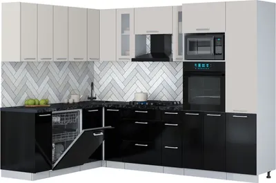 

Кухонный гарнитур, Мила Gloss 1.896х2.78