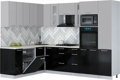 

Кухонный гарнитур, Мила Gloss 1.896х2.78