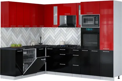 

Кухонный гарнитур, Мила Gloss 1.896х2.78