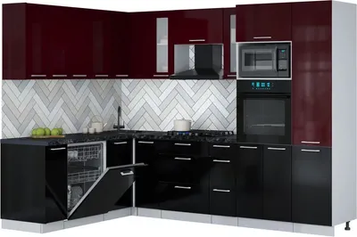 

Кухонный гарнитур, Мила Gloss 1.896х2.78