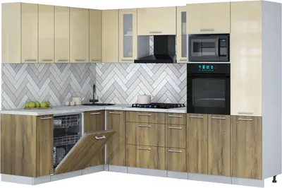 

Кухонный гарнитур, Мила Gloss 1.896х2.78