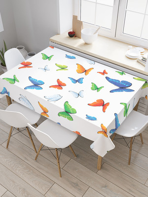 

Скатерть, Бабочки в цвете / tc_11026