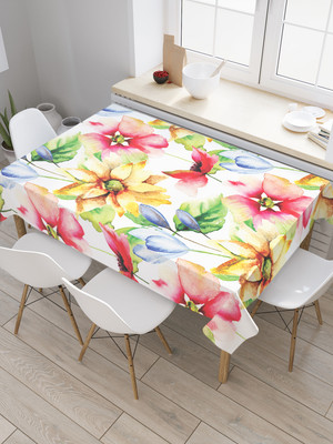 

Скатерть, Мартовские цветы / tc_13886