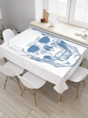 

Скатерть, Классический череп / tc_32328