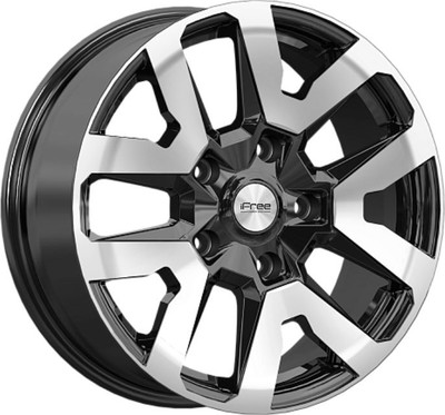 Литой диск iFree Трикстер 17x7" 5x139.7мм DIA 98мм ET 40мм Алмаз черный