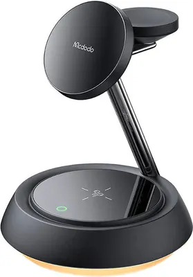 

Зарядное устройство беспроводное, CH-4952 с ночником 15W