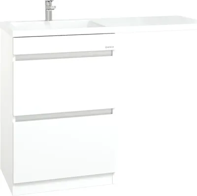 

Тумба с умывальником, Милтон 58 105801 + Madera Kamilla 120 L