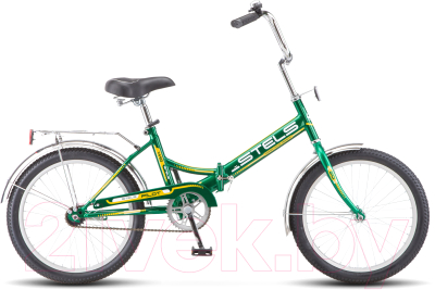 Детский велосипед STELS Pilot-410 20 Z011 (13.5, зеленый/желтый)