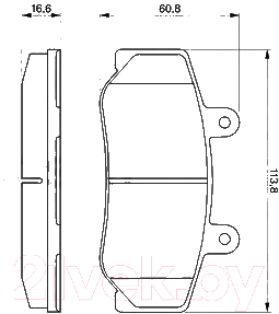 

Тормозные колодки Bosch, 0986460961