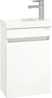 

Тумба с умывальником, Милтон 40 104007 + Santek Миранда 40 1WH302500