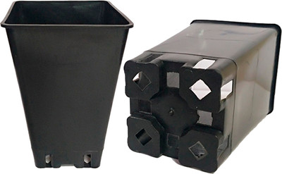 Набор горшков для рассады GreenTerra Высокий 12х12х20 твердый литой (2л, 100шт) - 