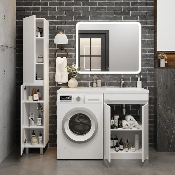 Тумба с умывальником Onika Милтон Нова 48 104802 + Marko Марсал 110 R