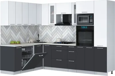 

Кухонный гарнитур, Мила Gloss 1.896х2.78