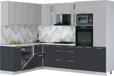 

Кухонный гарнитур, Мила Gloss 1.896х2.78