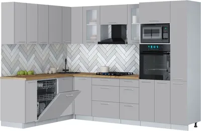 

Кухонный гарнитур, Мила Gloss 1.896х2.88