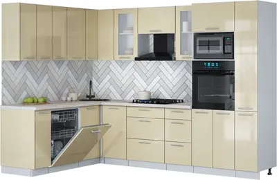 

Кухонный гарнитур, Мила Gloss 1.896х2.88