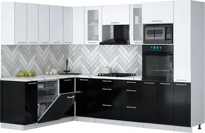 

Кухонный гарнитур, Мила Gloss 1.896х2.88