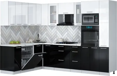 

Кухонный гарнитур, Мила Gloss 1.896х2.88