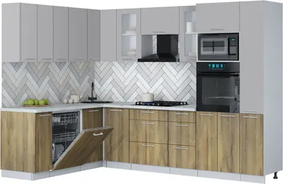 

Кухонный гарнитур, Мила Gloss 1.896х2.88