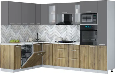 

Кухонный гарнитур, Мила Gloss 1.896х2.88